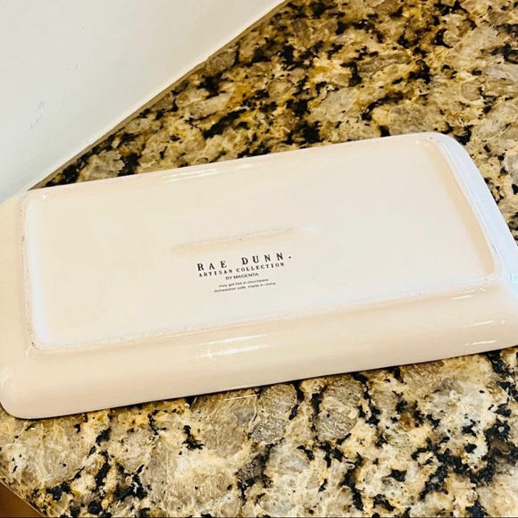 Rae Dunn PEACE Catchall Tray Dish - Picture 4 of 4